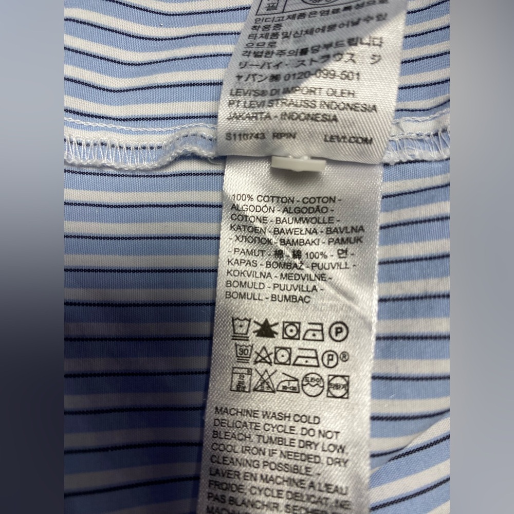Levi's® Rachel Stripe Chambray Dress - Picture 5 of 7
